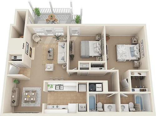 Floor plan Santa Rosa Classic