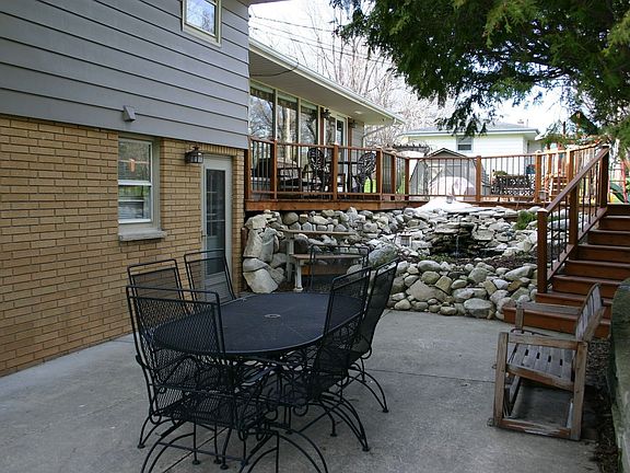 Rear Patio and Pond (Koi)