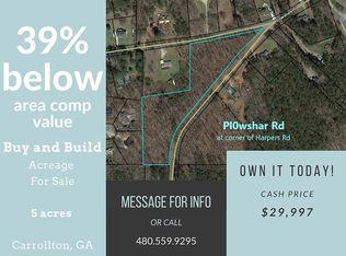 Plowshare Rd, Carrollton, GA 30117