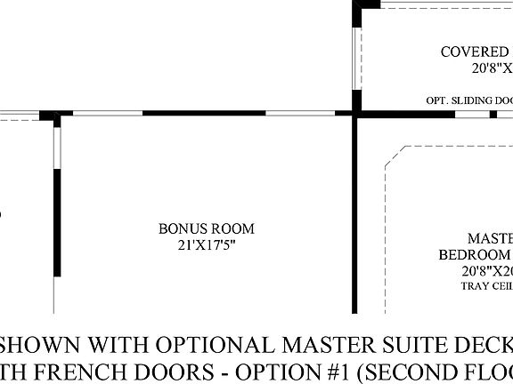 Optional Master Suite Deck (2nd Floor)