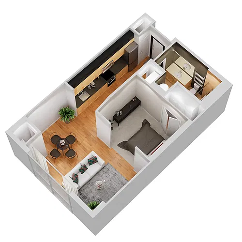 Floor plan A01