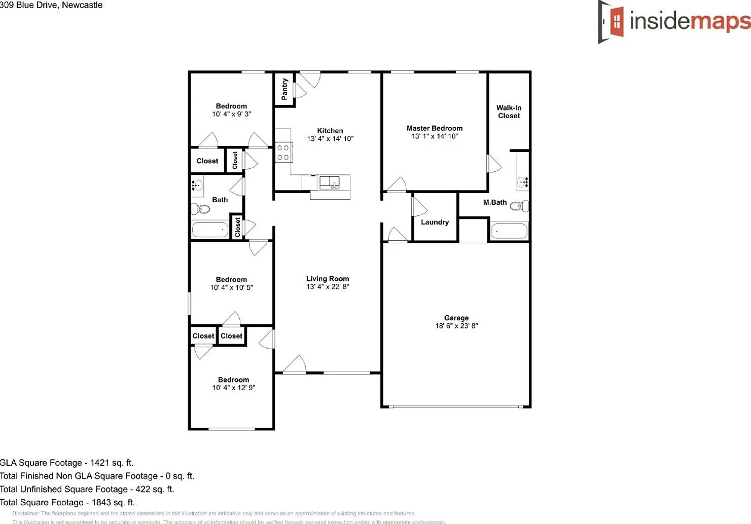 4 Bedroom 2 Bath Home in Newcastle Schools — Photo 3