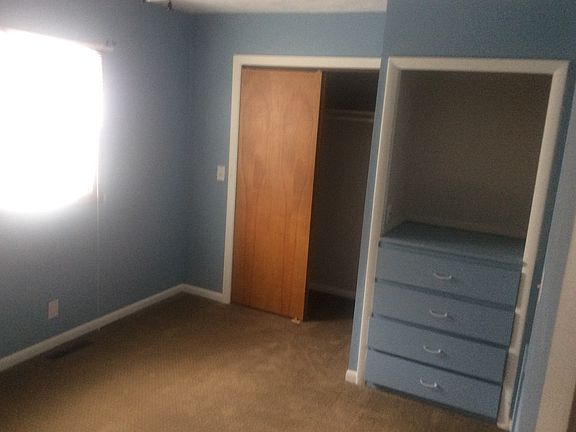 Spacious master bed with bui