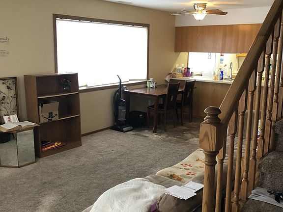 Living room open to kitchen