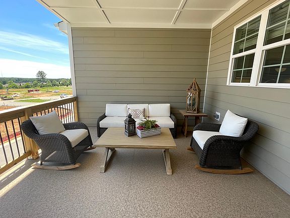 Covered porch area with newly installed Screen (to keep out the bugs)
