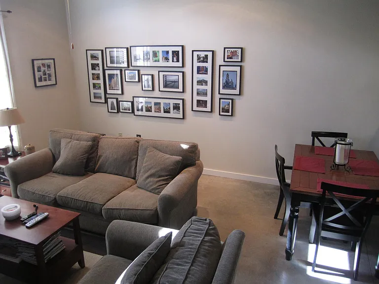Living Room & Dining Area
