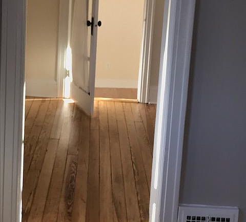 view from den, leading to office space