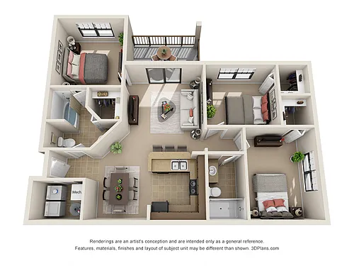 Floor plan The Santa Ana