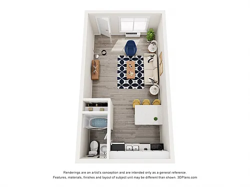 Floor plan Studio