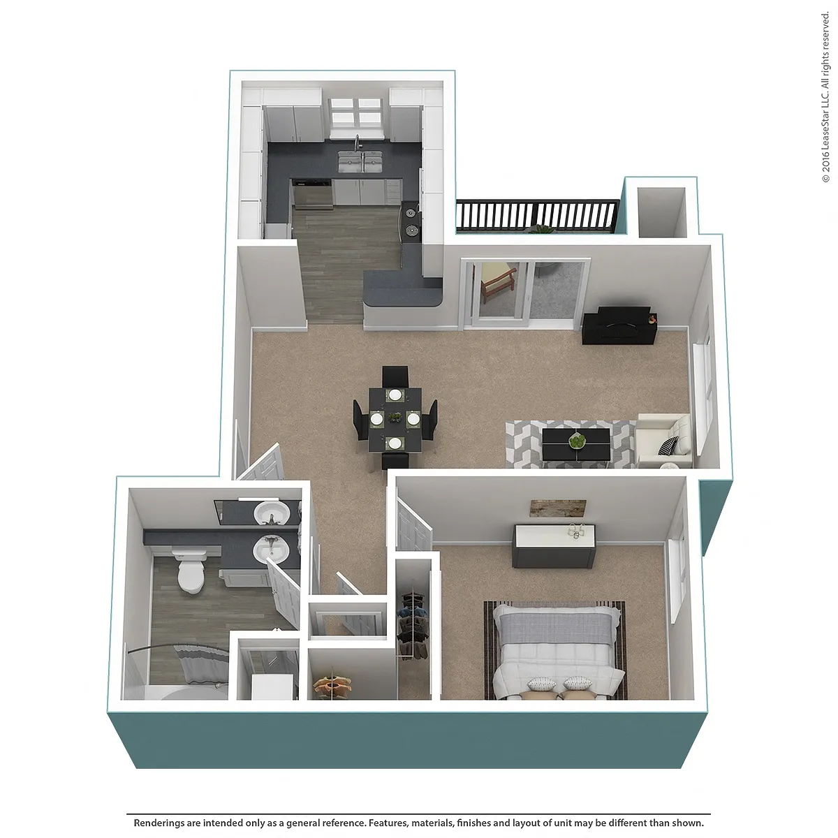 Floor plan Residence 1 Upgraded