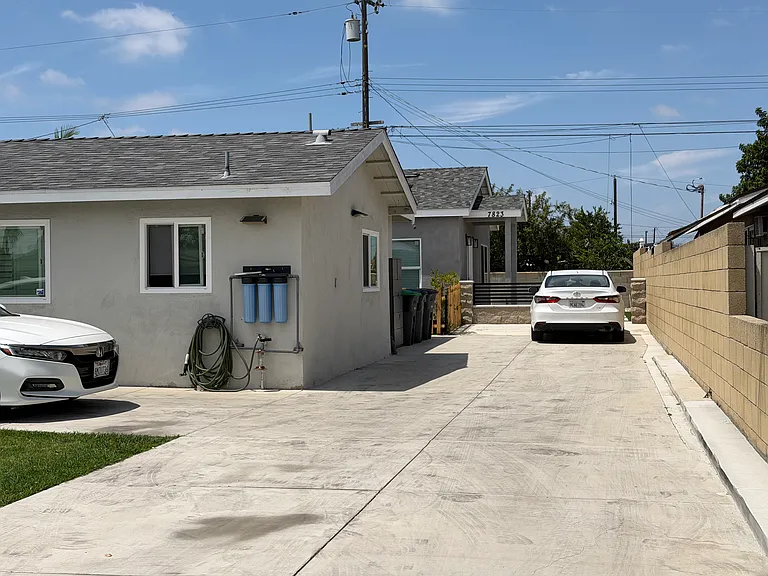 ADU is at the end of the driveway where you can park