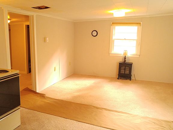 Living room opens to deck