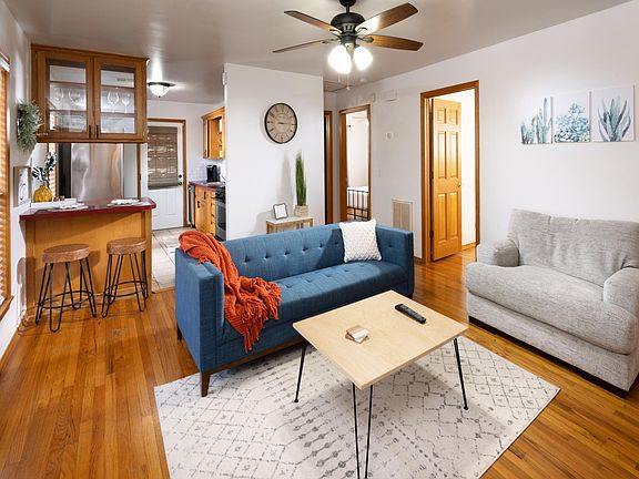Open living room to Kitchen