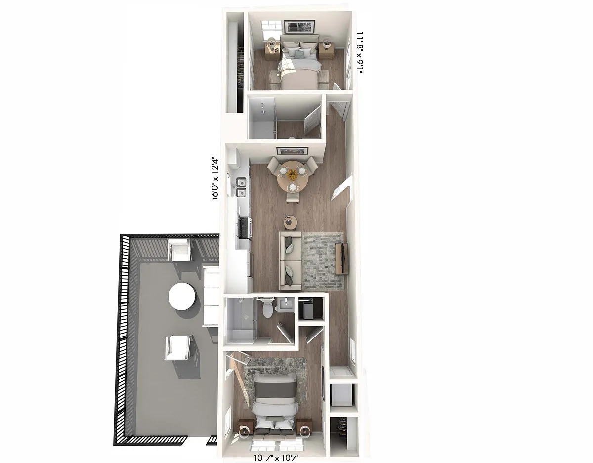 Floor plan 730