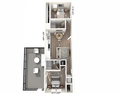 Floor plan 730