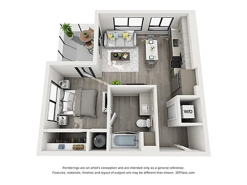 Floor plan Studio