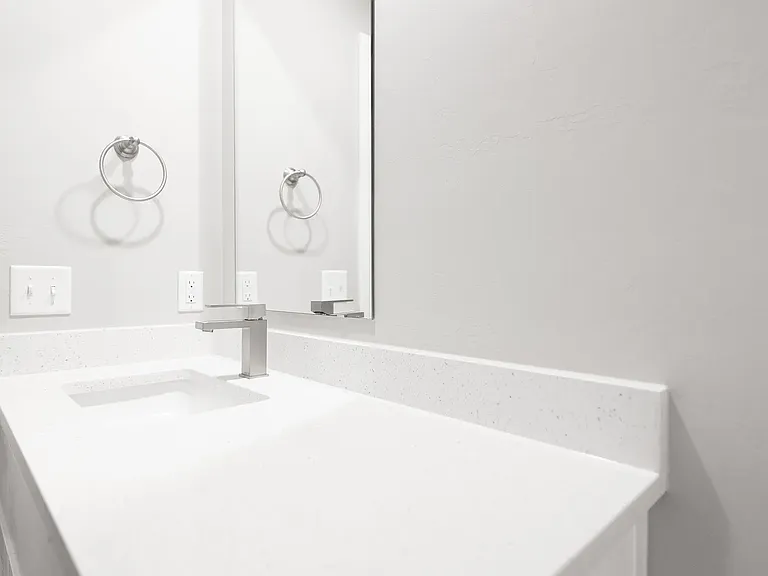 Guest bath with granite counters