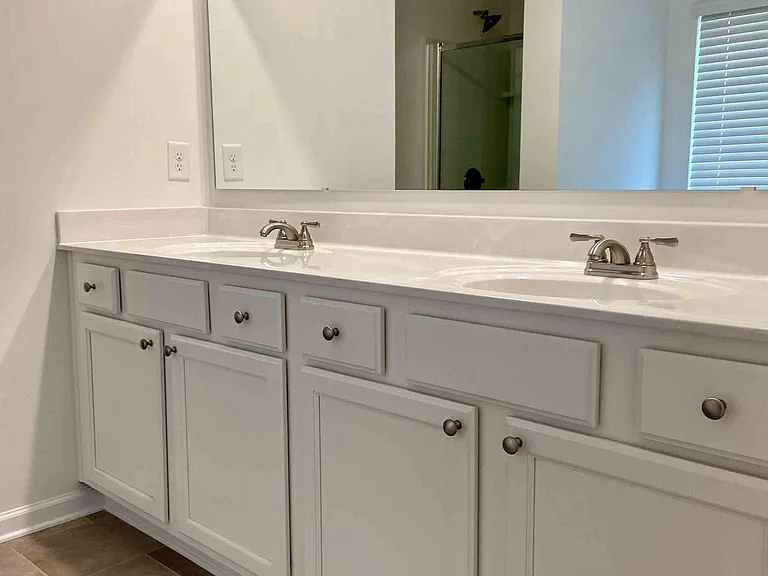 Double Vanity in Master Bathroom