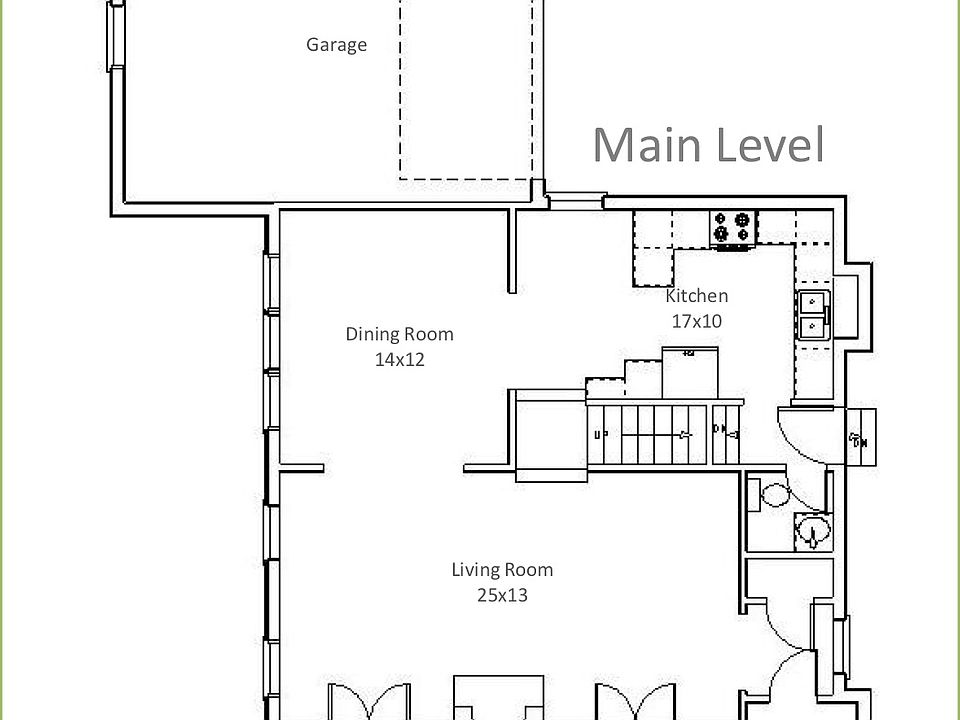 Main level floorplan