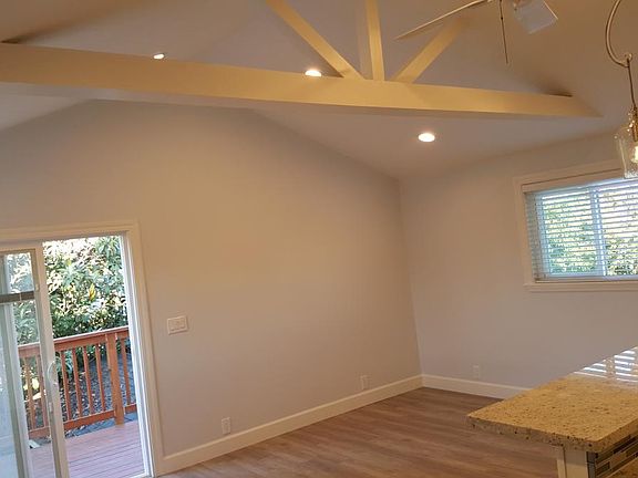 Vaulted Ceiling in Living Room
