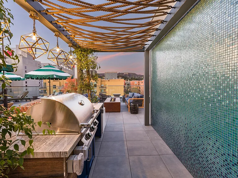 Cozy up by the fire or grill under the stars in our courtyard!