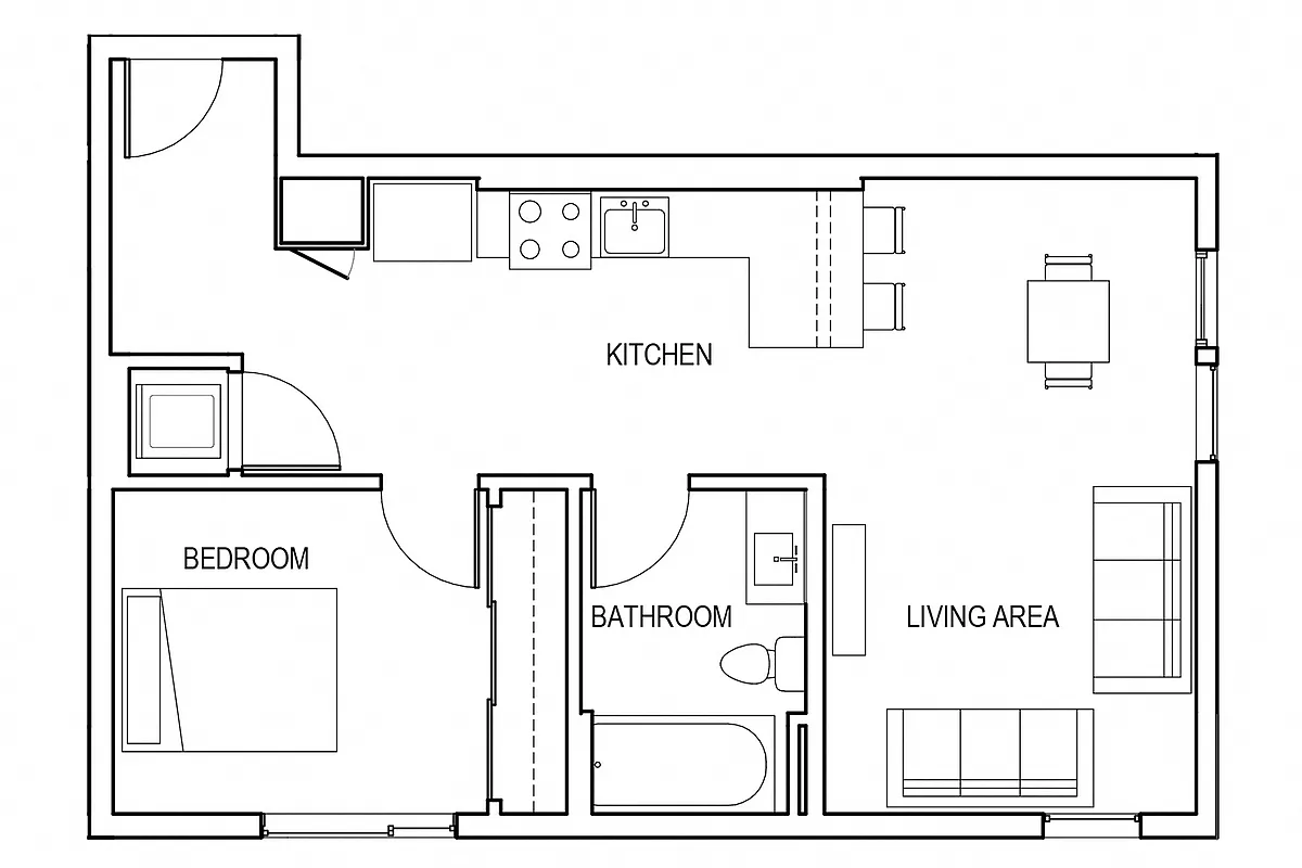 Floor plan 1H