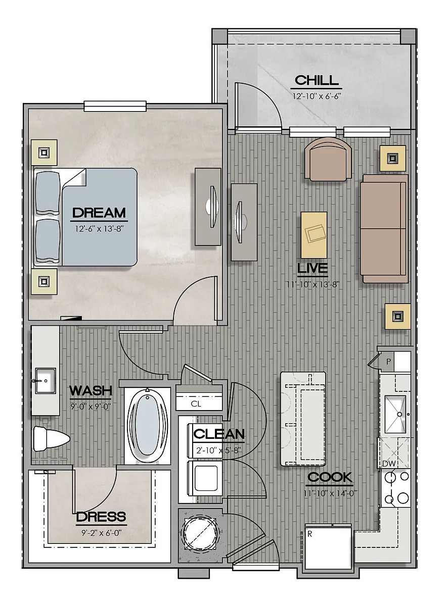 Floor plan A1