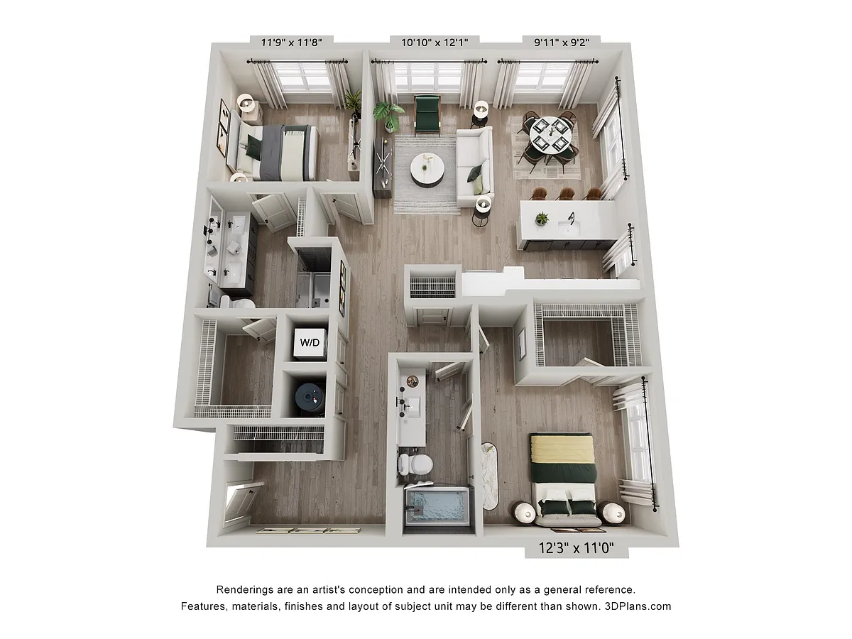 Floor plan 2C
