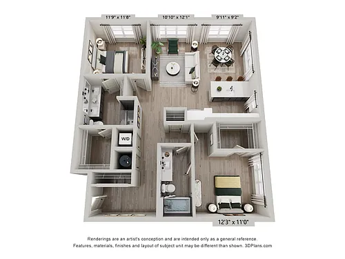 Floor plan 2C