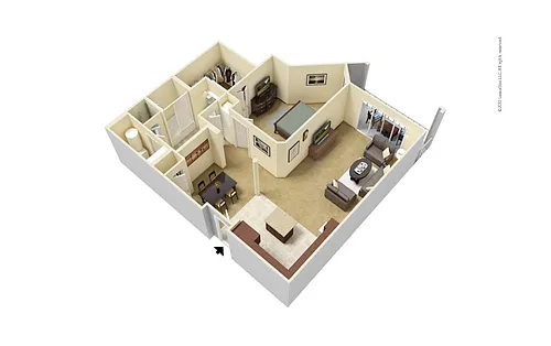 Floor plan The Parkview - Classic