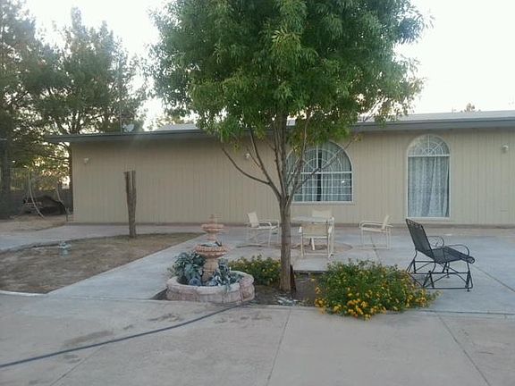 Front yard of the house