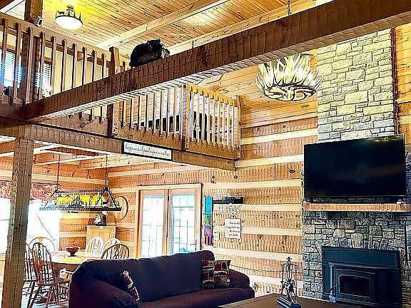 Living Room with loft