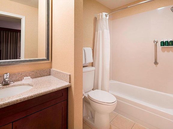 Shampoo, conditioner, and body wash are included. Forgot one of the basics? We keep a complimentary supply for you in a pinch with more options available in our market.