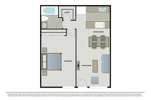 Floor plan Plan 1C