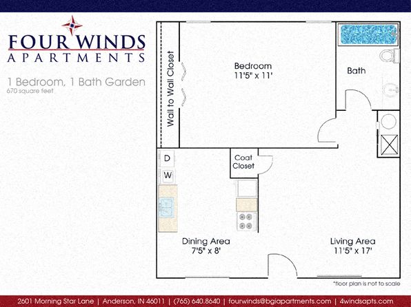 Four Winds Apartments | 2601 Morning Star Ln, Anderson, IN