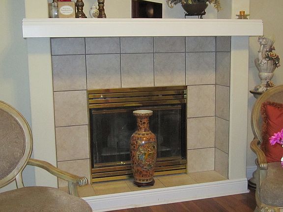 ...with Beautiful Fireplace.