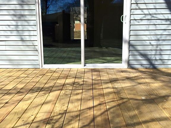 Exterior, with Deck & Slider