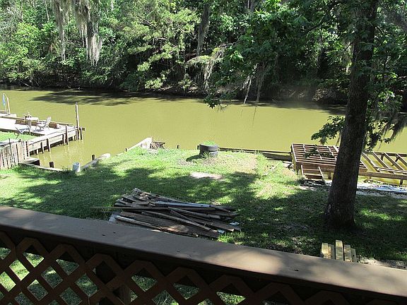 Canal at rear