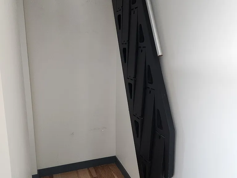 These are the stairs used to access the loft/office.