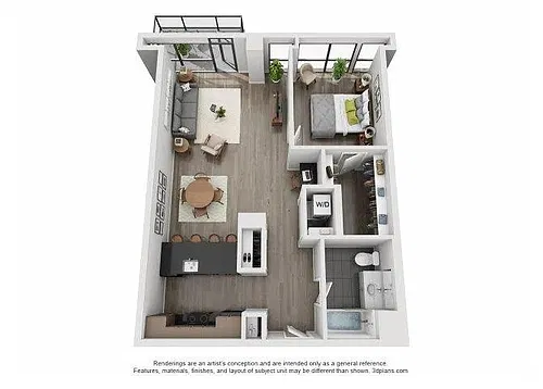 Floor plan 507-607