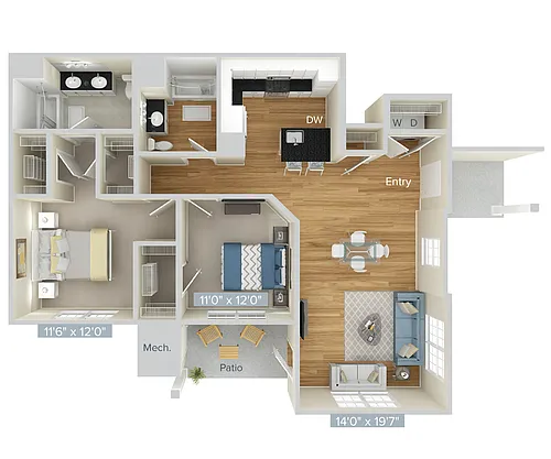 Floor plan B4A-1194