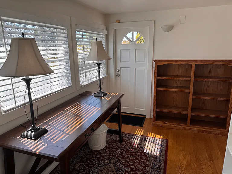 Office at the back of the house.