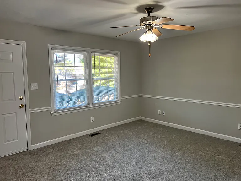 Living Room with new carpet