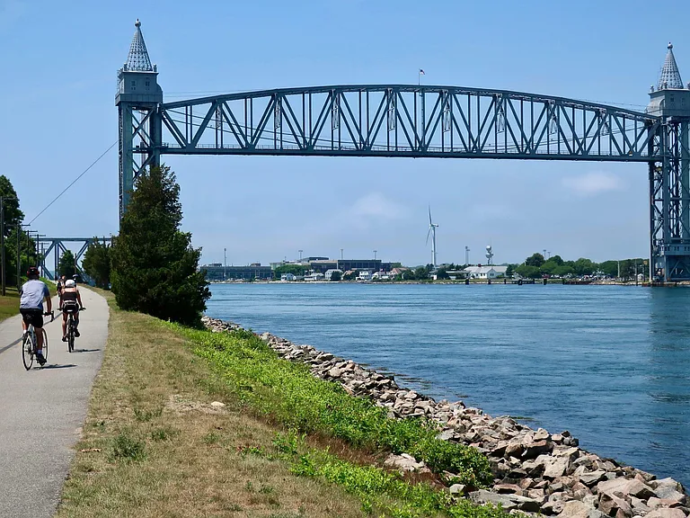 Canal Train Bridge right down the street