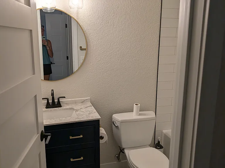 Upstairs hall bathroom