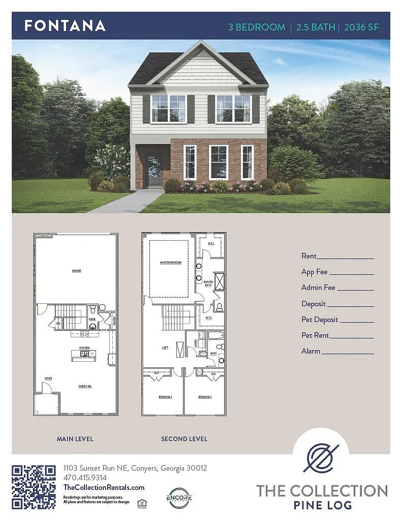 Floor plan Fontana