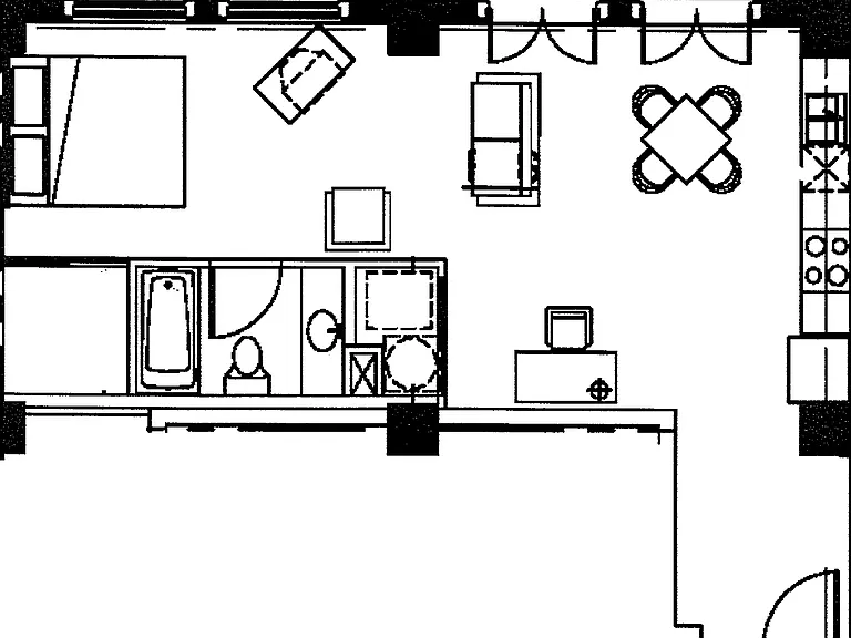 Interurban Building - A9 - 1 Beds - 1 Baths - 625 Sq. ft.