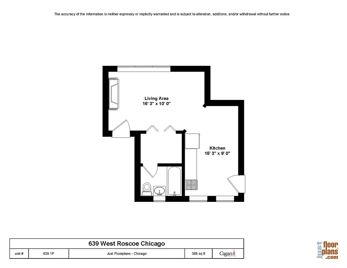 Floor plan Studio