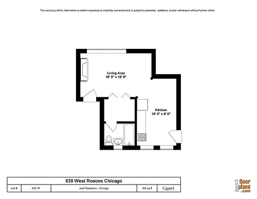 Floor plan Studio
