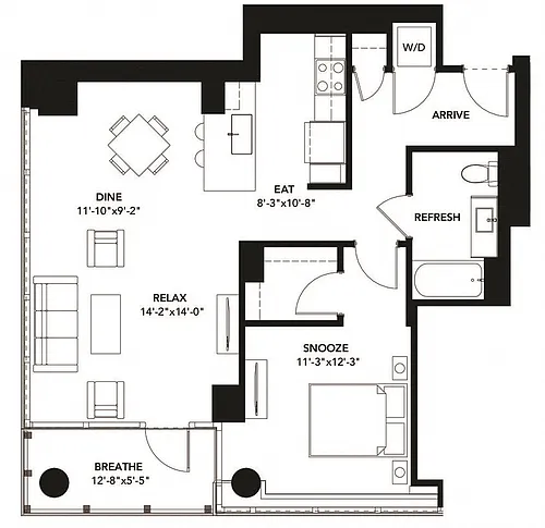Floor plan 879